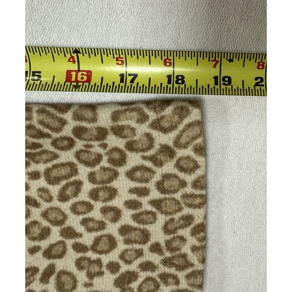 VERO MODA COAT WOMENS MEDIUM ANIMAL PRINT FLEECE LONG CARDIGAN COAT LEOPARD NWT - Picture 12 of 13